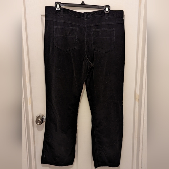 Black Corduroy Pants SZ 18 - Picture 4 of 5